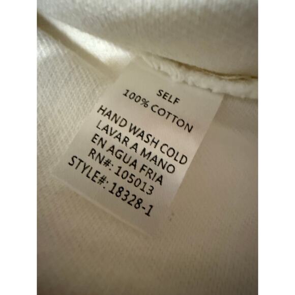 Savanna Jane star sleeve white denim jacket NWT small - Picture 6 of 13